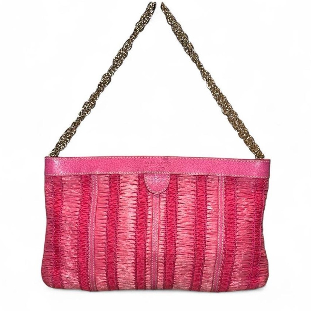 Kate Spade New York Raffia Shoulder Bag in Pink